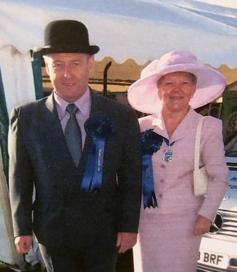 Robert Johns and wife Shirley at the county show